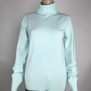 French Connection Mint Babysoft Turtleneck Sweater